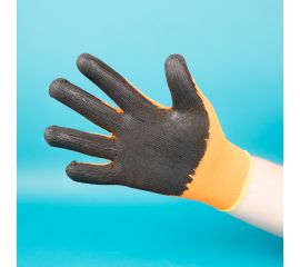 Перчатки х/б, полушерсть, облитые