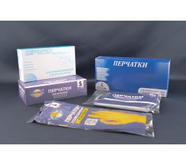 Перчатки латексные, одноразовые, латексные High Risk