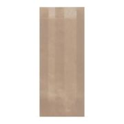 Пакет бумажный 20*8+2см под стол.приборы крафт 1/100/2000