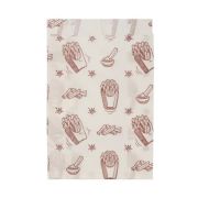 Пакет бумажный 17,5*11+5см картофель фри жиростойкий белый 1/100/3500