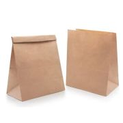 Пакет бумажный без ручек 32+20*34 1/500