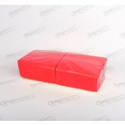 Салфетка 200л красная 33*33см, 2сл, 1/9