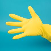 Перчатки хозяйственные резиновые S Aviora 1/12